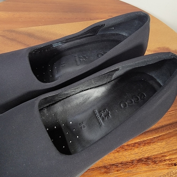 ECCO Black Women's Slip-On Shoes Size 38 Comfort Shoe Wardrobe Staple Office - Picture 13 of 15